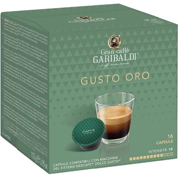 Gran Caffe GARIBALDI Кафе капсула Garibaldi Gusto Oro 16 бр. , съвместими с Dolce Gusto (100452)