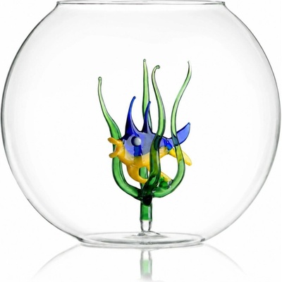 DT Glass skleněná koule s rybkou 20 cm