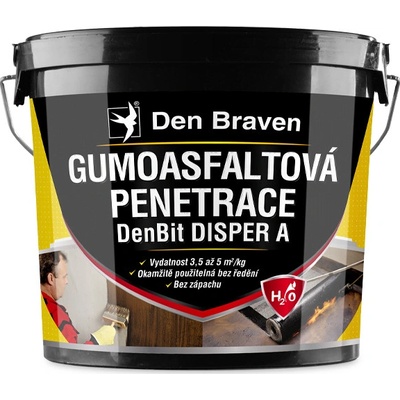 Den Braven Gumoasfaltová penetrace DenBit DISPER A 10 kg
