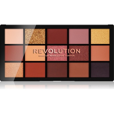 Makeup Revolution paletka 15 očních stínů Re-Loaded Velvet Rose Eyeshadows Palette 16,5 g