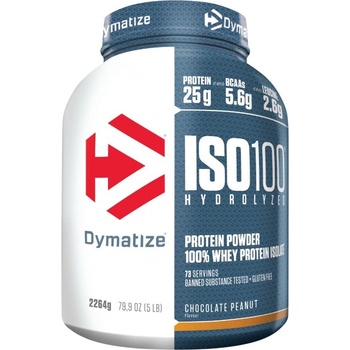 Dymatize ISO 100 Hydrolyzed [2264 грама] Шоколад с фъстъчено масло
