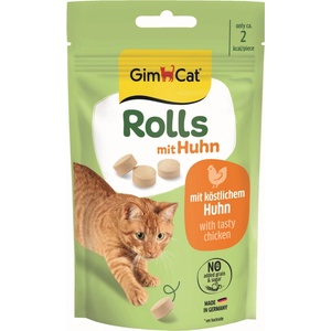 Gimborn GimCat Rolls - лакомство за котки с пилешко месо, 40 г