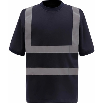 Yoko HI-VIS HVJ410 Reflexné tričko navy XXXL