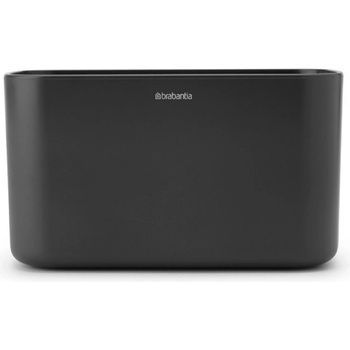 Brabantia Кутия за аксесоари за баня Brabantia ReNew 1003493, Устойчива на корозия, Вътрешен разделител, Противоплъзгаща основа, Тъмносив (1003493)