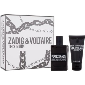 Zadig & Voltaire This is Him! подаръчен комплект: EDT 50 ml + душ гел 50 ml за мъже