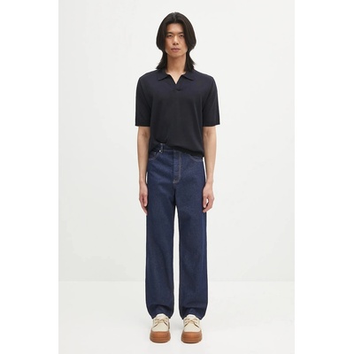 Norse Projects Ленена тениска с яка Norse Projects Leif Cotton Linen Polo (N45.0502.7004)