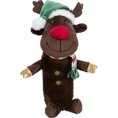 Trixie Xmas Reindeer plyšový sob s pet lahví uvnitř 45 cm