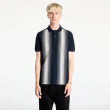 Fred Perry Ombre Stripe Polo Short Sleeve Tee Navy