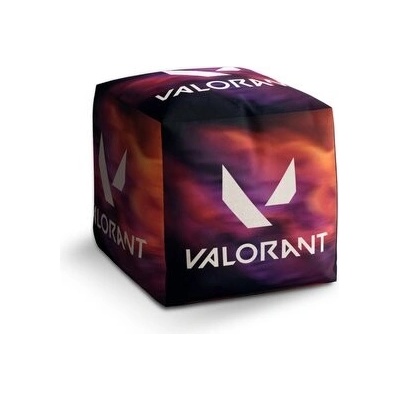 Sablio Taburet Cube VALORANT Glow: 40x40x40 cm
