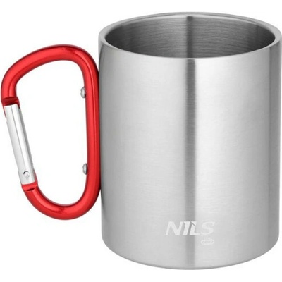 bino Nils Kempingový hrnek Camp NC17110 s karau červený 300 ml