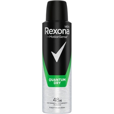 Rexona Men Quantum Dry Дезодорант против изпотяване за мъже, 150мл