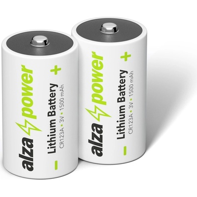 AlzaPower Lithium Battery CR123A 2 ks