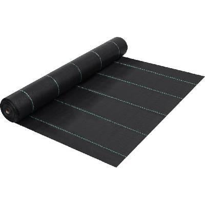 vidaXL Mulčovací textilie 2 x 150 m PP 313069 bílá