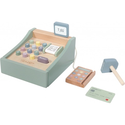 Tiamo Little Dutch dřevěná pokladna mint