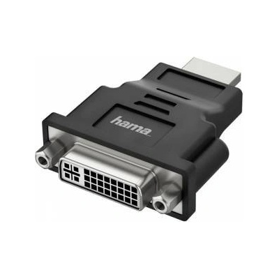 Hama Адаптер HAMA, HDMI / мъжко - DVI / женско, Ultra-HD 4K (4096 x 2160), Essential, Черен, HAMA-200339