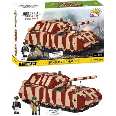 COBI 3138 World War II 1:35 Nemecký tank Panzerkampfwagen VIII Maus