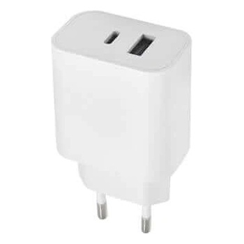 Maxlife Стенно зарядно за телефон mxtc-06, pd qc 20w, бяло