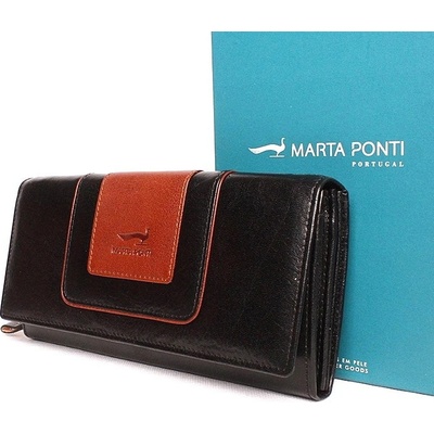 Marta ponti kožená peněženka no B530 černá