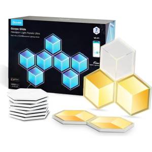 Govee H606A Glide шестоъгълни светлинни панели Ultra 7-пакет | LED осв (H606AC81)