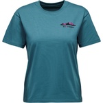 Black Diamond W Mountainscape SS Tee Размер: L / Цвят: син