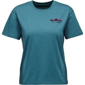 Black Diamond W Mountainscape SS Tee Размер: L / Цвят: син