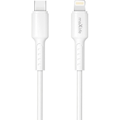 Maxlife MXUC-13 USB-C - Lightning 1m bílý
