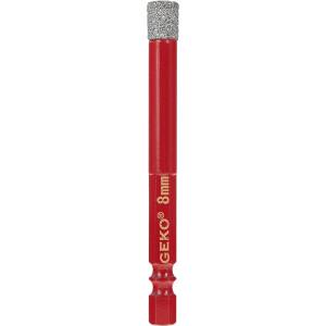 GEKO Диамантено свредло за гранитогрес 8mm, опашка HEX 1/4" 81872 (G39717)
