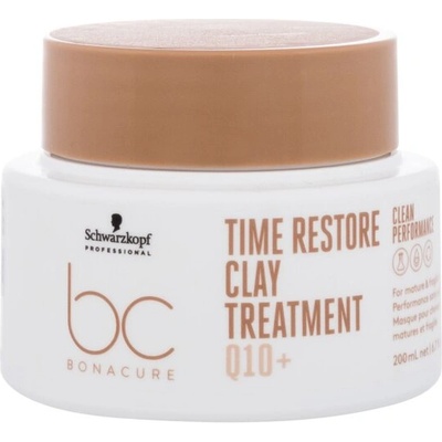 Schwarzkopf BC Bonacure Time Restore Q10 Clay Treatment от Schwarzkopf Professional за Жени Маска за коса 200мл