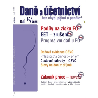DaÚ 6-7/2023 EET zrušení od 1. 1. 2023 - autor neuvedený
