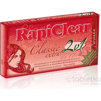 RapiClear Classic Extra 2v1 tehotenský test 2 ks