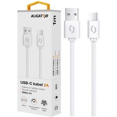 Aligator DAKA006 datový 2A, USB-C, bílý