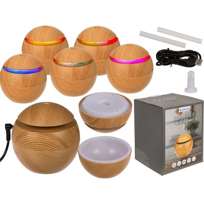 GiftyCity Mini aróma difuzér dekor dreva 120 ml