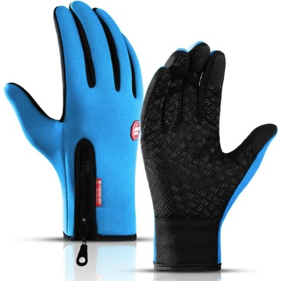 Winds zimné vodeodolné dotykové rukavice modré