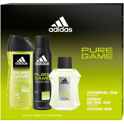 Adidas Pure Game AFS 100 ml + BS 150 ml + SG 250 ml
