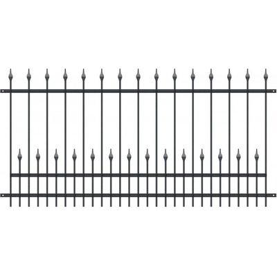 Kovové plotové pole PLP50 š. 2500 x v. 1000 mm