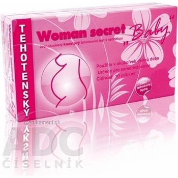 Woman Secret Baby tehotenský test prúžkový 2v1