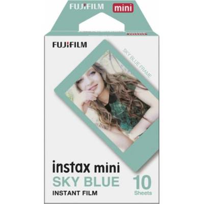 Fujifilm Фотохартия Fujifilm Sky Blue Instant Film, за Fujifilm Instax Mini, 10 листа