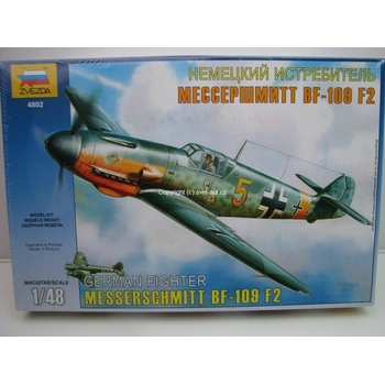 Zvezda Model Kit Messerschmitt Bf 109 F2 4802 1:48