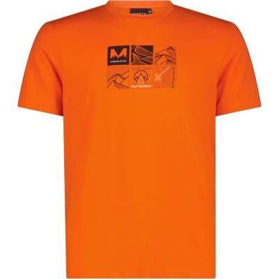 CMP Мъжка спортна тениска CMP S/S T-Shirt Sport shirt - Orange - размер 58 (EU) (216-7666-0517)