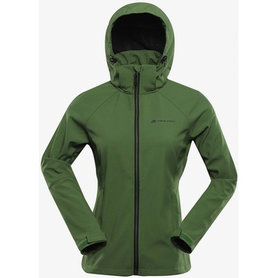 ALPINE PRO Зелено дамско софтшел яке с мембрана Alpine Pro Hoora ALPINE PRO | Zelen | ЖЕНИ | XS