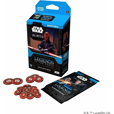 Fantasy Flight Games Star Wars: Unlimited Legends of the Force Spotlight Deck Dart Maul