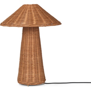 ferm LIVING Настолна лампа Dou ратанова (1104268044)
