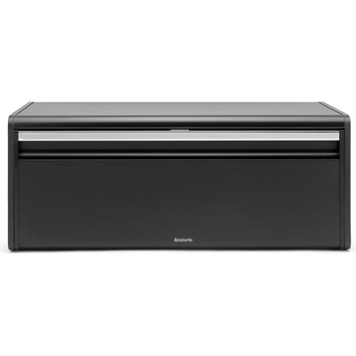 Brabantia Chlebník FALL FRONT 18 l, matne čierna, nerezová oceľ, Brabantia (BRAB236860)