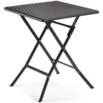 Mira-N Horecano - квадратна сгъваема маса, Polyrattan, кафява, 62x62xh73 см (RAK-62) (0195376)