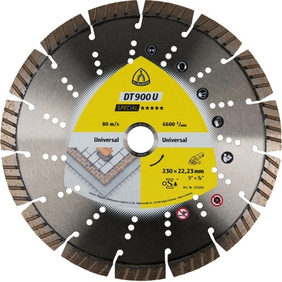 Klingspor DT900U diamantový rezný kotúč 230 x 22,23 mm 325045