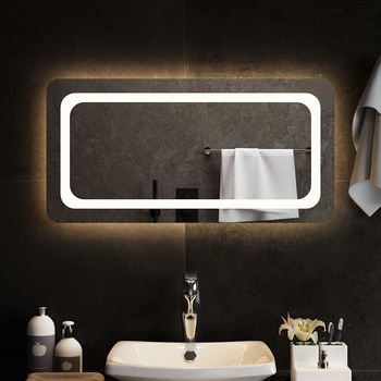 vidaXL LED огледало за баня, 80x40 см (151785)