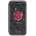 GUESS Flower Desire Book Case - дизайнерски кожен калъф, тип портфейл за iPhone XS, iPhone X (сив)