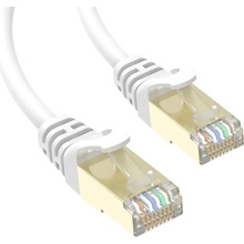 Conexpro PC6AFS-5W slim patch STP CAT6A 5m bílý