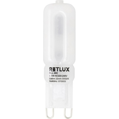 Retlux RLL 460 LED žárovka JC 3.3W G9 teplá bílá