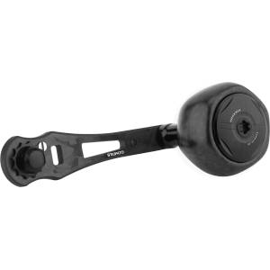 GOMEXUS Единична дръжка за мултипликатор Gomexus CL-DA38 Forged Carbon 57mm x 38mm Black Риболовна макара